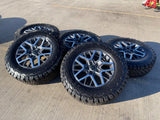 18" Jeep Wrangler Grand Cherokee Gladiator OEM 9331 wheels rims NEW BFG Texas Truck Tire