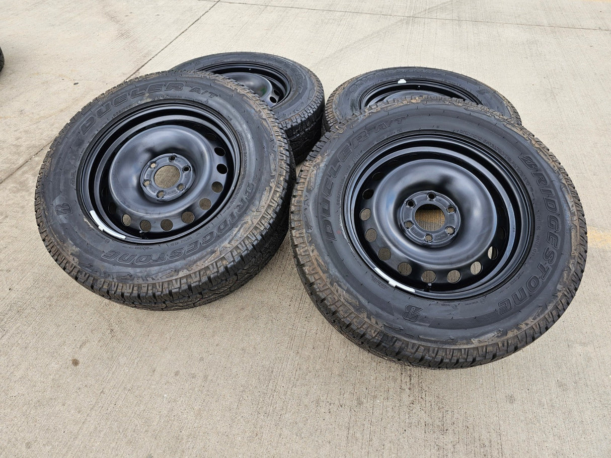 (4) 18" INEOS Grenadier OEM wheels rims tires STEEL 2023 2024 2025 2026 2027 NEW Texas Truck Tire