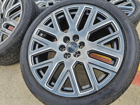 24" GMC Yukon Sierra DENALI OEM wheels rims 2022 2023 2024 2025 2026 NEW Texas Truck Tire