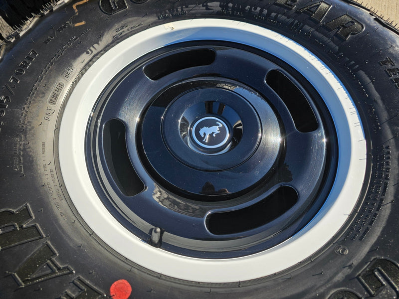 17" Ford Bronco HERITAGE Edition wheels rims white 2025 2026 GOODYEAR 35" NEW Texas Truck Tire