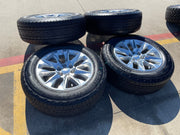 20" Chevy Tahoe Silverado LTZ 5920 OEM wheels rims Yukon 2025 2026 CONTINENTAL Texas Truck Tire
