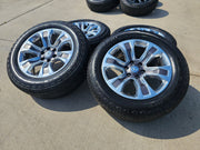 20" Dodge Ram 1500 OEM Laramie Long Horn 2678 2682 wheels rims 2024 2025 NEW Texas Truck Tire