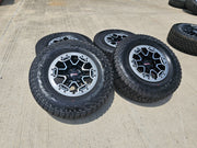 17" GMC Sierra Chevy Silverado OEM Beadlock wheels rims Canyon NEW Texas Truck Tire