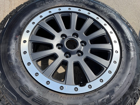 (1) 18" INEOS Grenadier OEM wheel rim beadlock 2023 2024 2025 2026 NEW A/T Texas Truck Tire