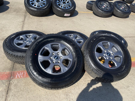 17" Ford Bronco HERITAGE wheels rims OEM tires NEW 10384 NEW Texas Truck Tire