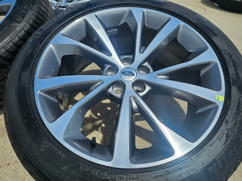 21" Ford Explorer ST OEM 10476 rims wheels Lincoln Aviator MICHELIN DISCOUNTED Texas Truck Tire
