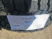 17" Ford F-150 OEM black Tremor rims wheels tires 10339 A/T4 2024 2025 2026 NEW Texas Truck Tire