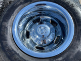 17" Dodge Ram 3500 Dually Laramie 8x200 wheels rims 2703 2704 OEM tires IRONMAN Texas Truck Tire