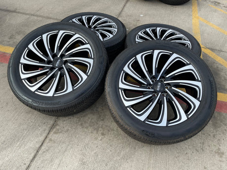 22" Lincoln Navigator OEM 10666 rims wheels BLACK LABEL 2025 2026 BRIDGESTONE Texas Truck Tire
