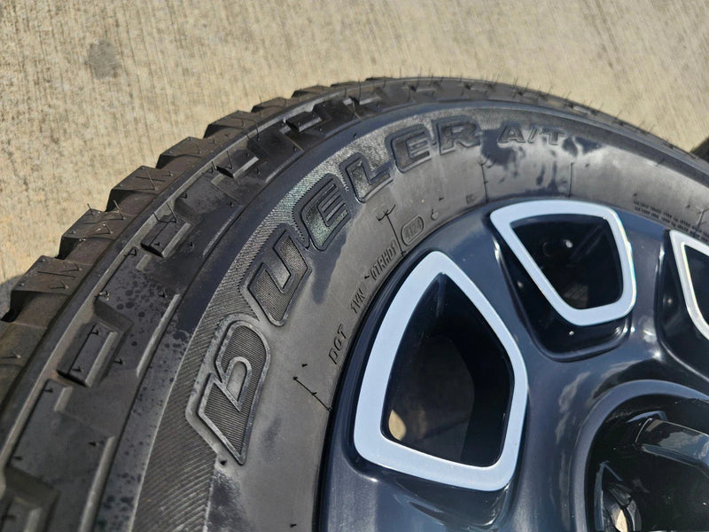 20" Ford F-250 F-350 OEM Lariat Platinum wheels rims 10486 tires 2024 2025 Texas Truck Tire