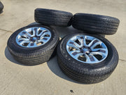 20" Dodge Ram 1500 OEM Laramie Long Horn 2678 2682 wheels rims 2024 2025 NEW Texas Truck Tire