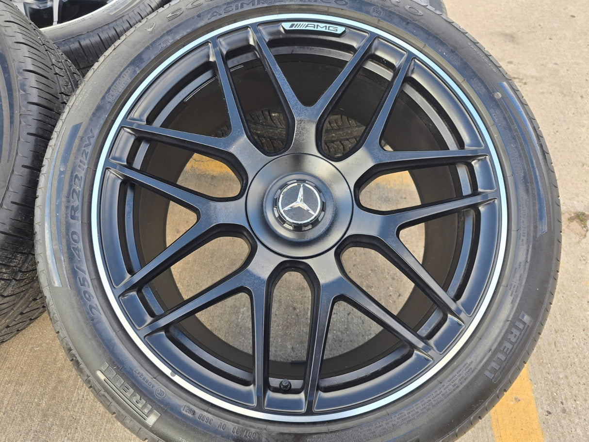22" Mercedes G Wagon G63 AMG OEM 38658 wheels rims 2021 2022 2023 2024 2025 2026 Texas Truck Tire