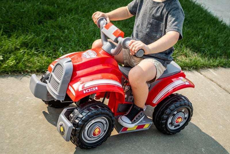 Paw Patrol Marshall Toddler Quad Electric Ride On Toy by Kid Trax - Officially Licensed Nickelodeon Product