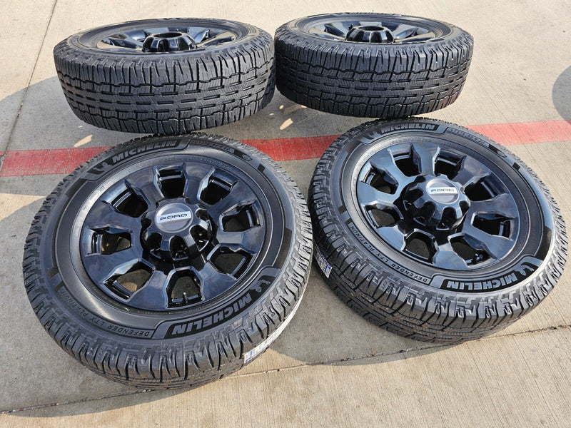 20" Ford F-250 F-350 OEM 10101 rims wheels NEW MICHELIN PLATINUM Texas Truck Tire