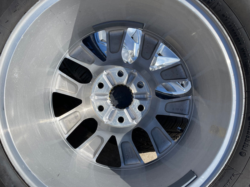 20" Chevy Tahoe Silverado LTZ 5920 OEM wheels rims Yukon 2025 2026 CONTINENTAL Texas Truck Tire