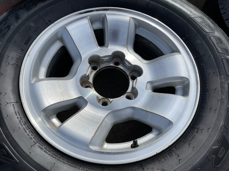 16" Toyota Tacoma wheels rims tires 69356 OEM 4Runner FJ Cruiser BRIDGESTONE Texas Truck Tire