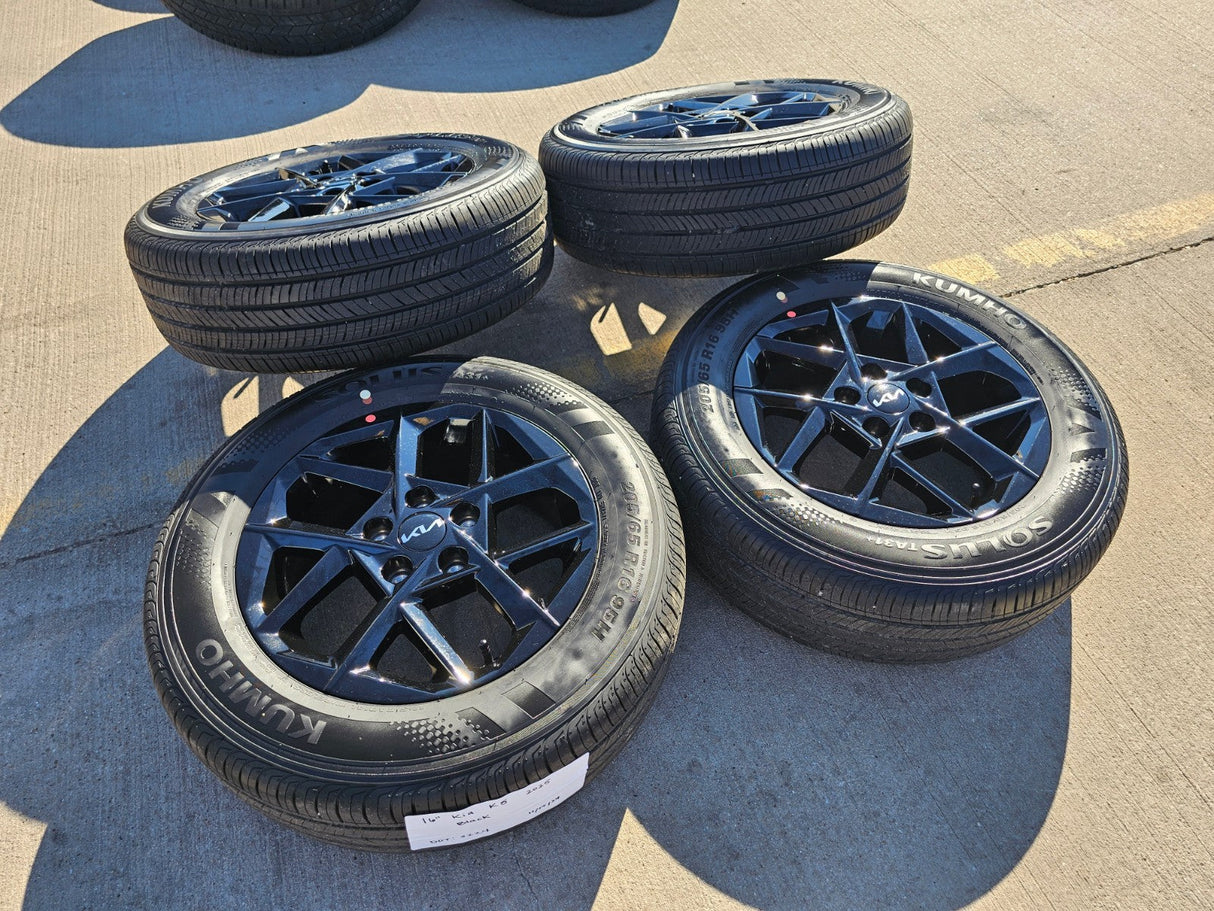 16" Kia K4 K5 OEM wheels rims tires Stinger Forte Optima 2023 2024 2025 2026 NEW Texas Truck Tire