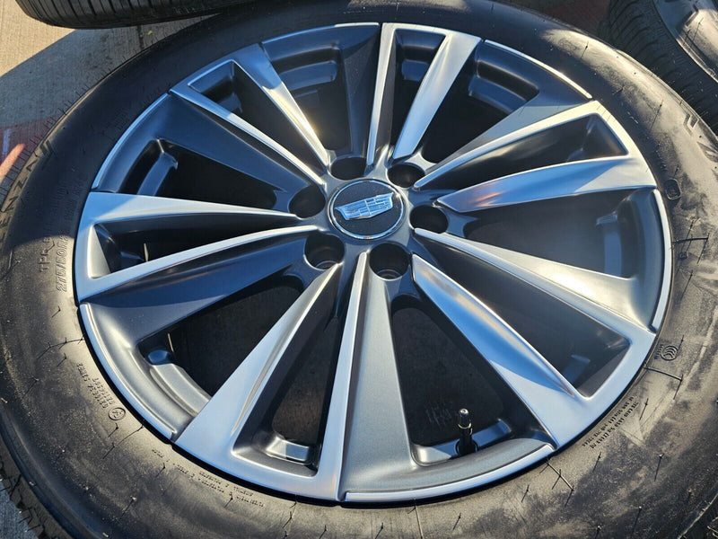 22" Cadillac Escalade Platinum OEM wheels rims tires 2024 2025 2026 NEW Texas Truck Tire