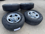17" Ram 2500 3500 Laramie Power Wagon OEM 2186 wheels rims FIRESTONE A/T2 Texas Truck Tire
