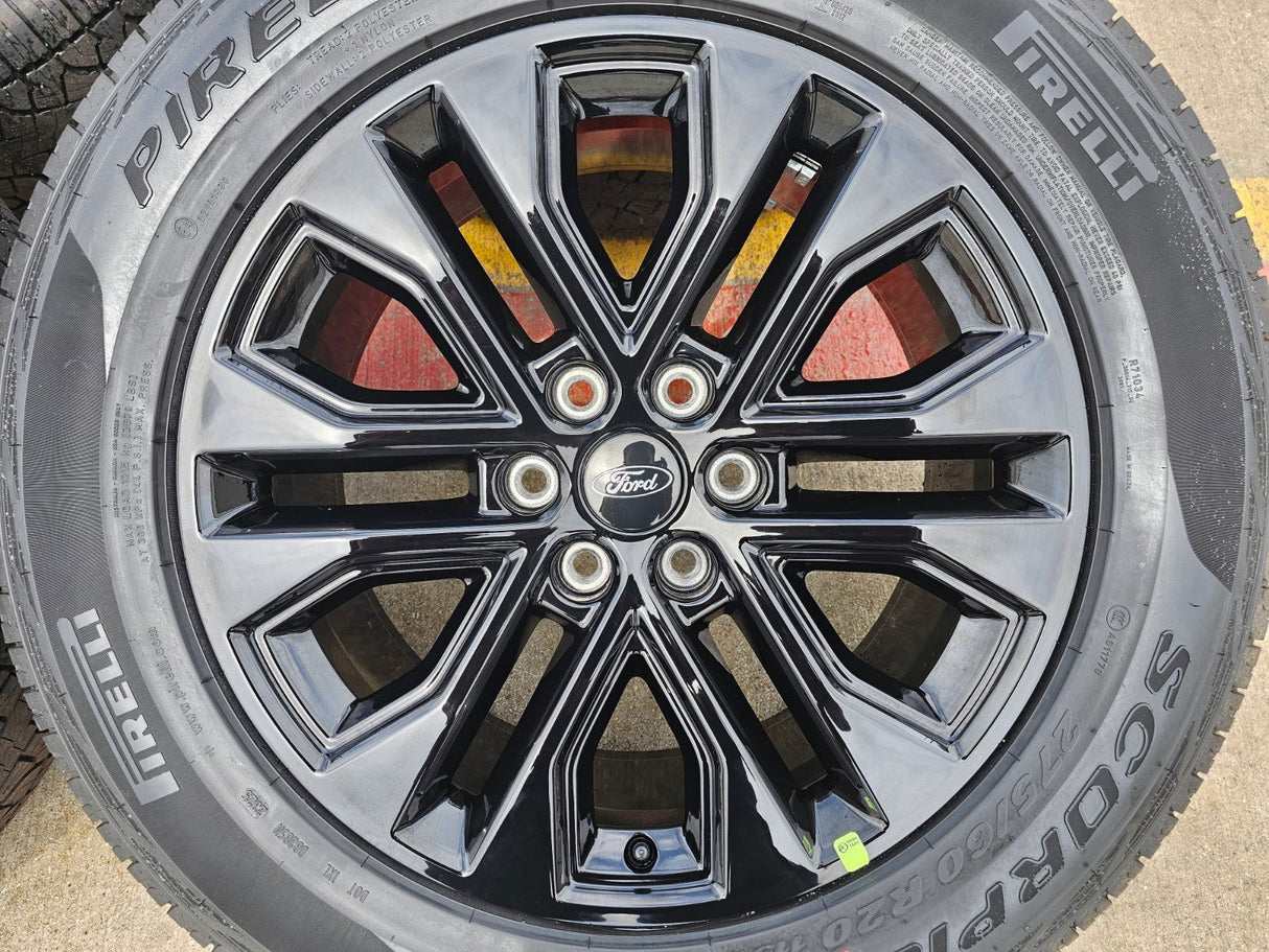 20" Ford F-150 LARIAT Limited OEM 10619 rims wheels Expedition 2026 PIRELLI NEW Texas Truck Tire