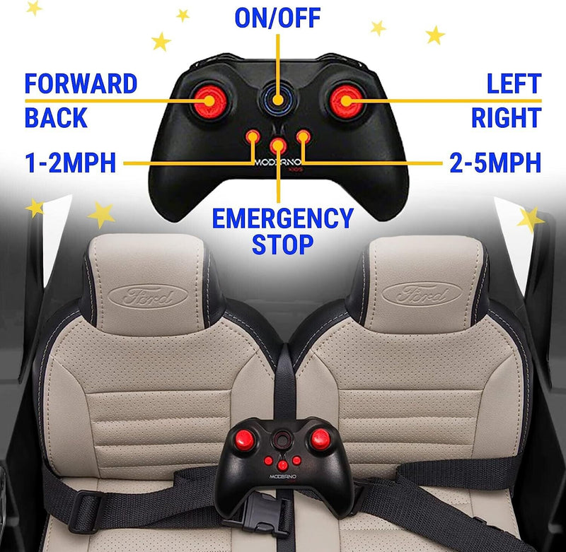 2023 Ford F450 24v 2 Seater Children's Electric Ride-On Truck with Interchangeable Battery