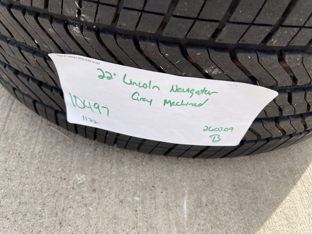 22" Lincoln Navigator BLACK LABEL OEM 10497 rims wheels BRIDGESTONE GREAT DEAL Texas Truck Tire