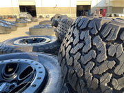 17" Ford F-150 Raptor OEM BEADLOCK rims wheels 10459 95210 BFG KO2 35" tires Texas Truck Tire