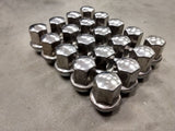 (20) OEM Dodge RAM 1500 Charger Challenger SRT lug nuts polished OE 14x1.5 Texas Truck Tire