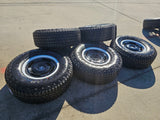 17" Ford Bronco HERITAGE Edition wheels rims white 2025 2026 GOODYEAR 35" NEW Texas Truck Tire