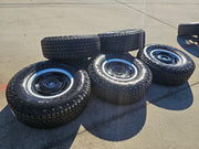17" Ford Bronco HERITAGE Edition wheels rims white 2025 2026 GOODYEAR 35" NEW Texas Truck Tire