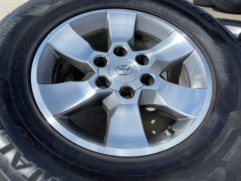 17" Toyota Tacoma 4Runner OEM 69562 wheels rims tires CONTINENTAL Texas Truck Tire