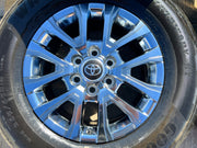 18" Toyota Tacoma LIMITED OEM chrome wheels rims 4260 4Runner 2024 2025 2026 Texas Truck Tire