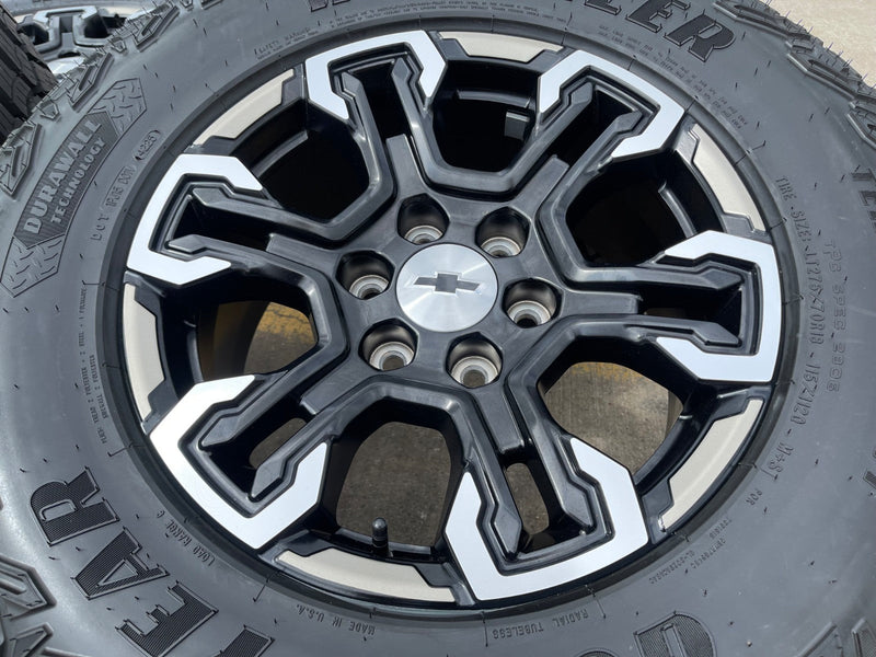 18" Chevy Silverado ZR2 Tahoe TRAIL BOSS Sierra OEM 95415 wheels rims tires NEW Texas Truck Tire