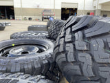 17" Jeep Wrangler Rubicon OEM 95730 9327 wheels rims Gladiator FALKEN MT 33" NEW Texas Truck Tire