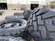 17" Jeep Wrangler Rubicon OEM 95730 9327 wheels rims Gladiator FALKEN MT 33" NEW Texas Truck Tire