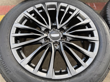 22" Cadillac Escalade V Platinum OEM 4883 95479 wheels rims 2024 2025 2026 NEW V Texas Truck Tire