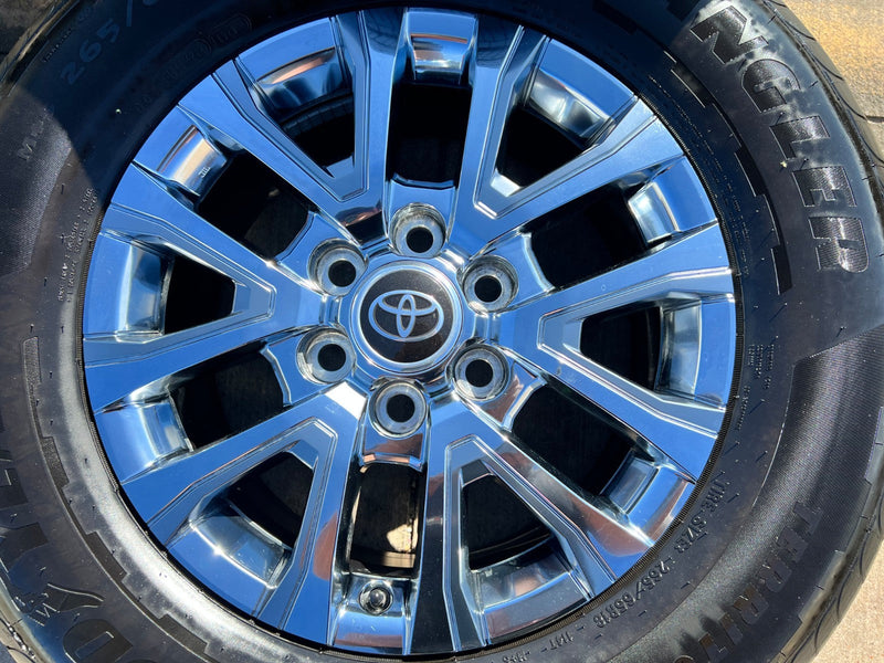 18" Toyota Tacoma LIMITED OEM chrome wheels rims 4260 4Runner 2024 2025 2026 Texas Truck Tire