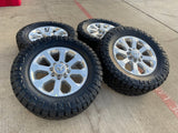 20" Dodge Ram 2500 3500 LARAMIE OEM 2700 wheels rims 2025 2026 NEW 35" NITRO Texas Truck Tire