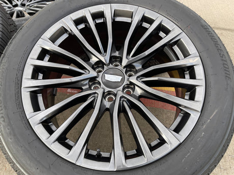 22" Cadillac Escalade V Platinum OEM 4883 95479 wheels rims 2024 2025 2026 NEW V Texas Truck Tire