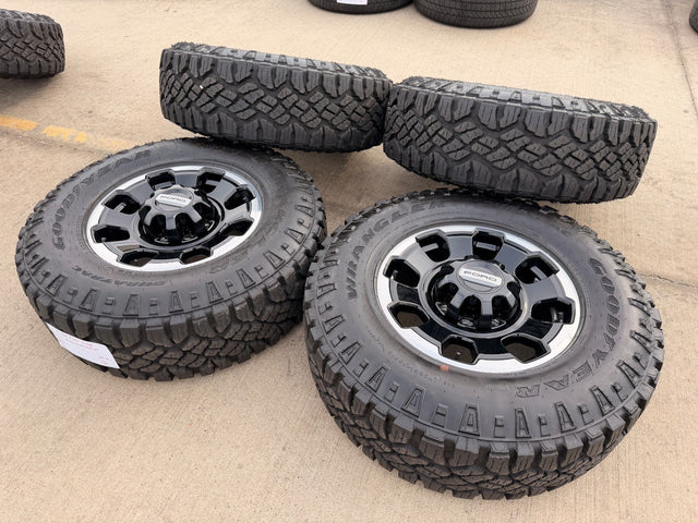 18" Ford F-250 F-350 OEM TREMOR rims wheels 10482 DURATRAC R/T 35" 2025 2026 Texas Truck Tire