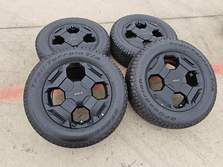 17" Kia Sorento X-PRO OEM wheels rims tires Telluride Sedona 2025 2026 BFG NEW Texas Truck Tire
