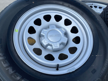 17" Chevy Silverado OEM wheels rims Tahoe Colorado 8130 GMC Canyon 2025 2026 NEW Texas Truck Tire