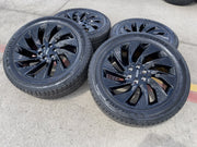 22" Lincoln Navigator OEM 10665 rims wheels BLACK LABEL 2025 2026 MICHELIN Texas Truck Tire