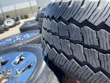 20" Ford F-250 King Ranch Lariat OEM 10100 rims wheels CHROME NEW BRIDGESTONE Texas Truck Tire