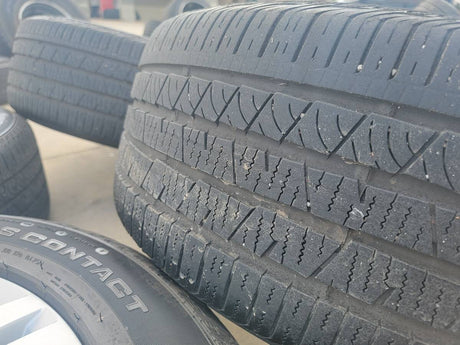 20" VW Atlas OEM wheels rims tires gray 70029 Audi Q7 Q8 2020 2021 2022 2023 Texas Truck Tire