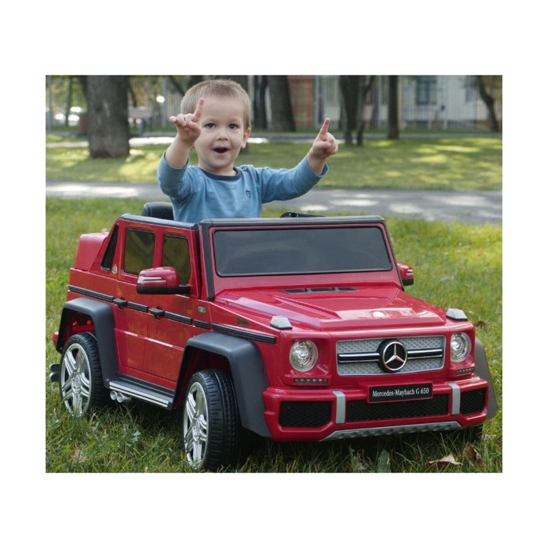 2022 Mercedes Maybach G650 Ride On Kids Toy Car 12V AMG Upgraded Version with Remote Control and Realistic Features