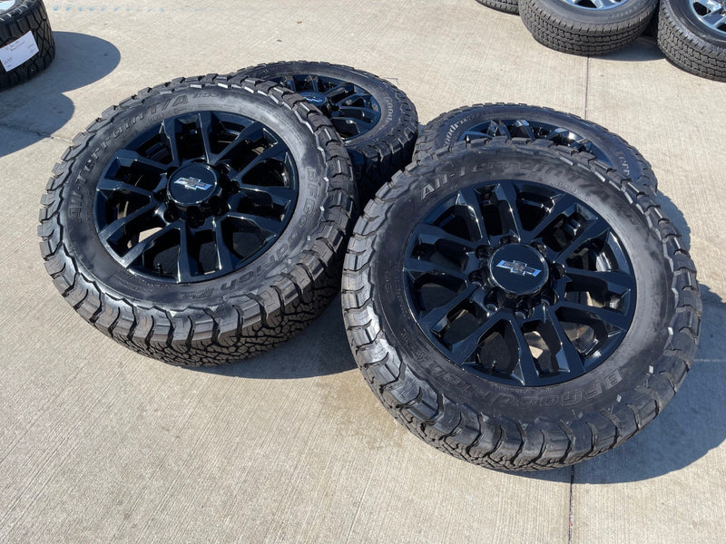 20" Chevy Silverado Trail Boss GMC AT4 2500 OEM 94030 wheels rims BFG KO3 Texas Truck Tire