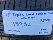 18" Toyota Land Cruiser OEM TRD black wheel rim 95952 Tundra Sequoia Texas Truck Tire