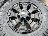 20" Ford F-250 F-350 OEM Limited Tremor 10487 wheels rims 2025 2026 NEW 35" Texas Truck Tire