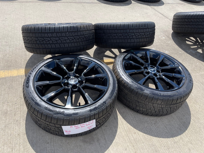 19" Ford Mustang Stealth GT OEM wheels rims 3863 tires CONTINENTAL Texas Truck Tire